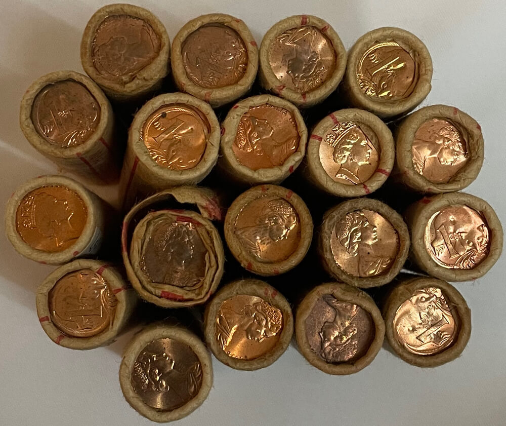 1966-1988 Comprehensive Collection of Australian Decimal RAM Coin Rolls product image
