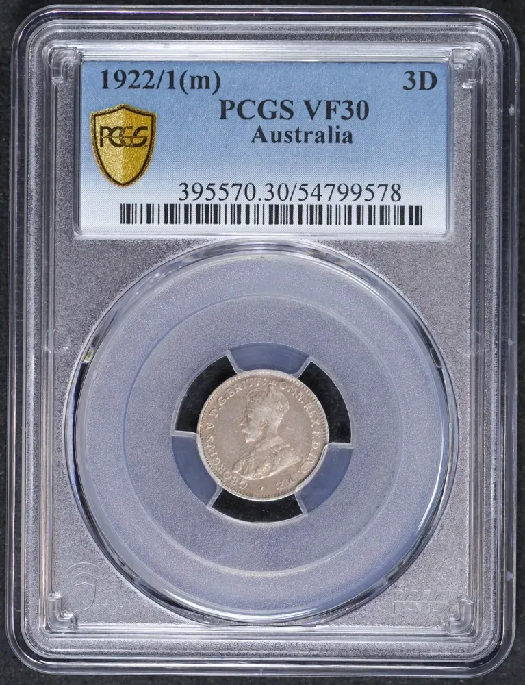 1922/21 Threepence PCGS VF30 product image