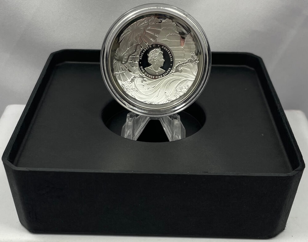 2022 Silver 5 Dollar Domed Proof Coin Beauty, Rich & Rare Daintree Rainforest product image