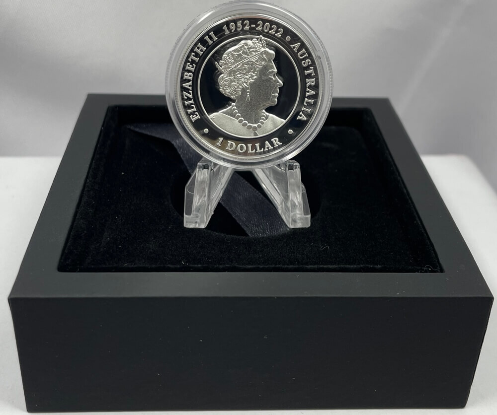 2023 Silver 1oz Coin High Relief Coloured Kangaroo product image