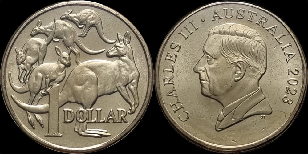 2023 Mint Bag of 20 Uncirculated 1 Dollar Coins Charles III  product image