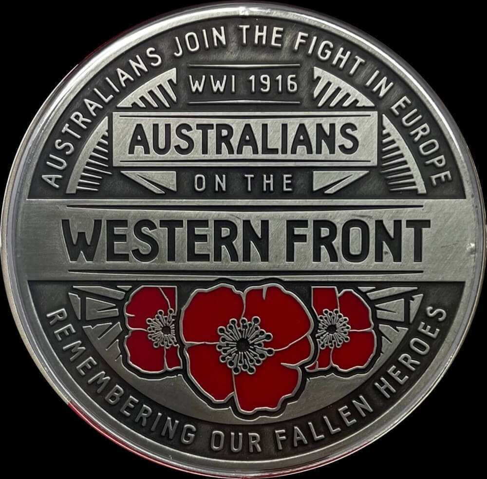 2016 Australians on The Western Front 5 Medallion Commemorative Collection product image