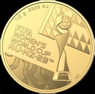 2023 1/2g Gold Uncirculated Coin - FIFA Women's World Cup product image