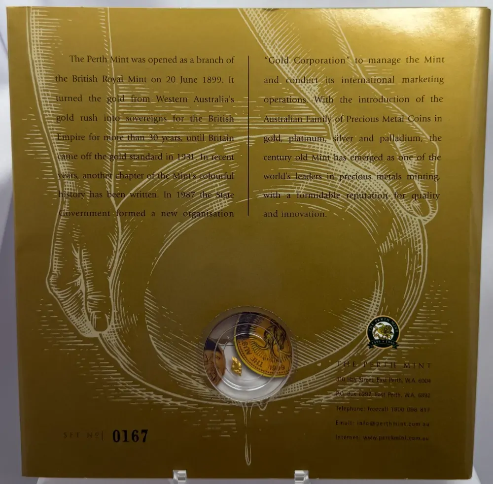 1999 Perth Mint Natural Nugget With $5 Smart Phonecard product image