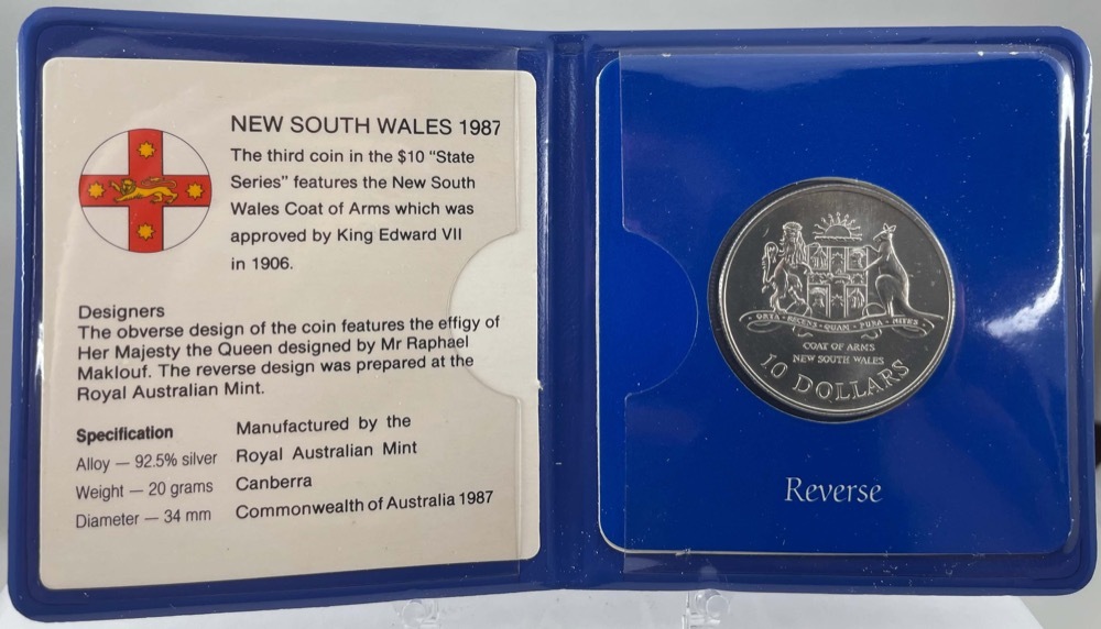 1985-1993 Ten Dollar Uncirculated State Series Complete Set product image