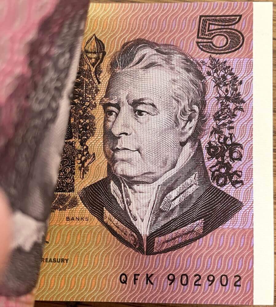 1990 $5 Note Bundle R212 Fraser/Higgins Uncirculated product image