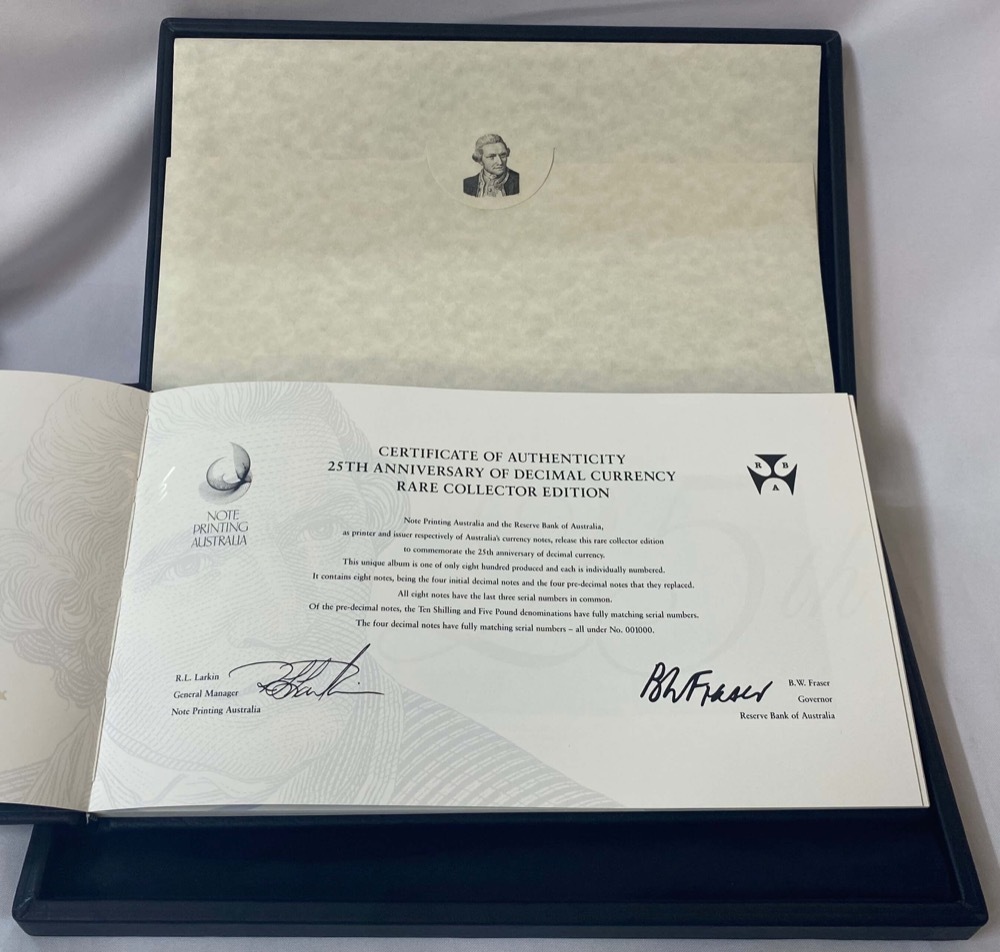 1991 Banknote Portfolio 25th Anniversary Of Decimal Currency product image