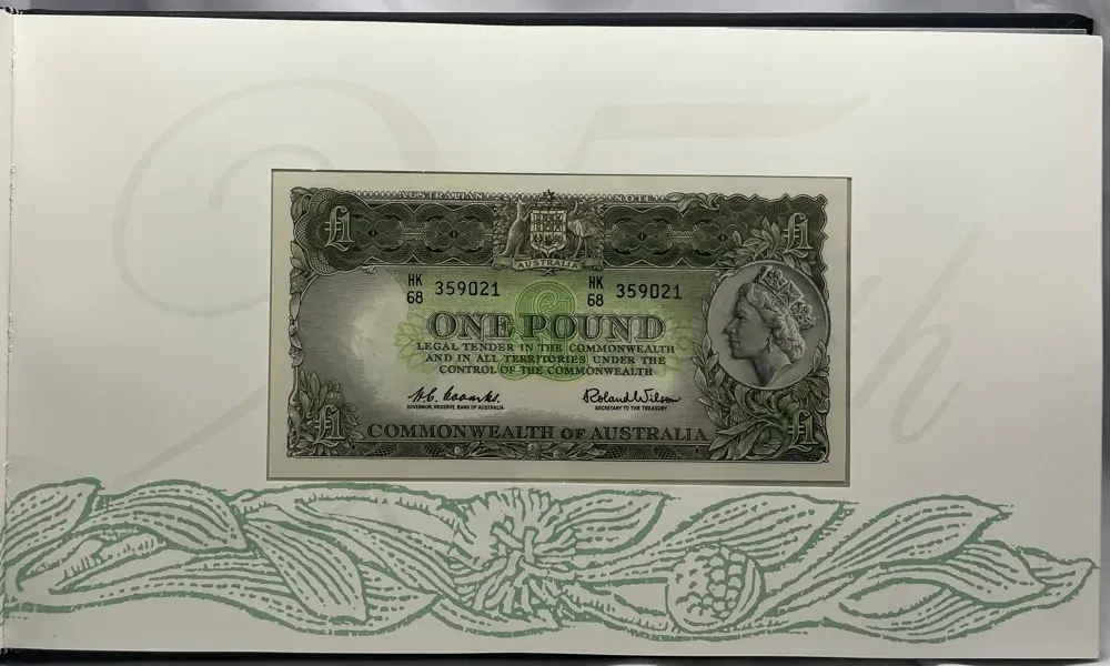 1991 Banknote Portfolio 25th Anniversary Of Decimal Currency product image