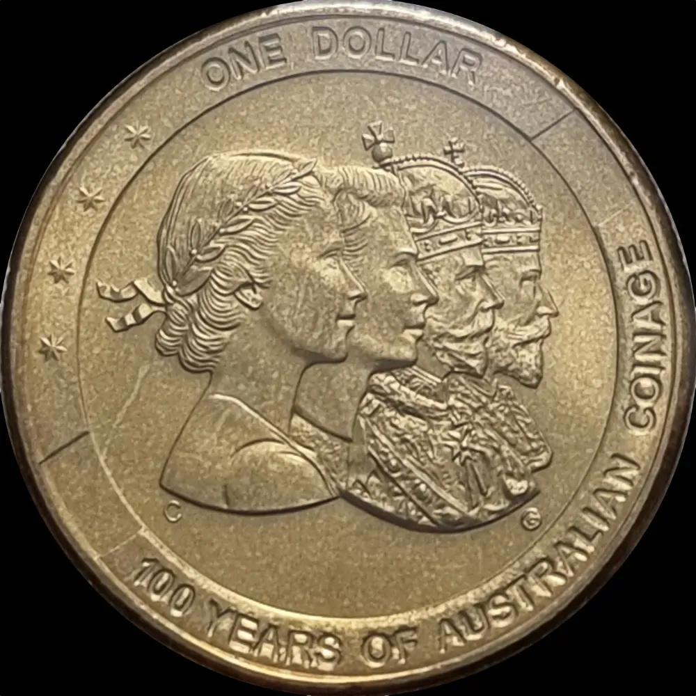 2010 4 Coin Privy Mark Set 100 Years of Coinage product image