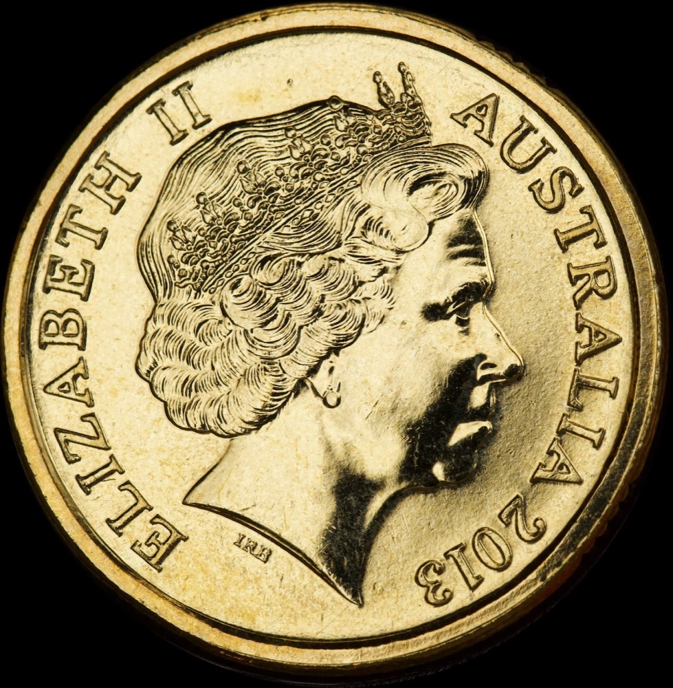 2013 2 Dollar Coin C Mintmark in Folder Coronation Purple Crown product image