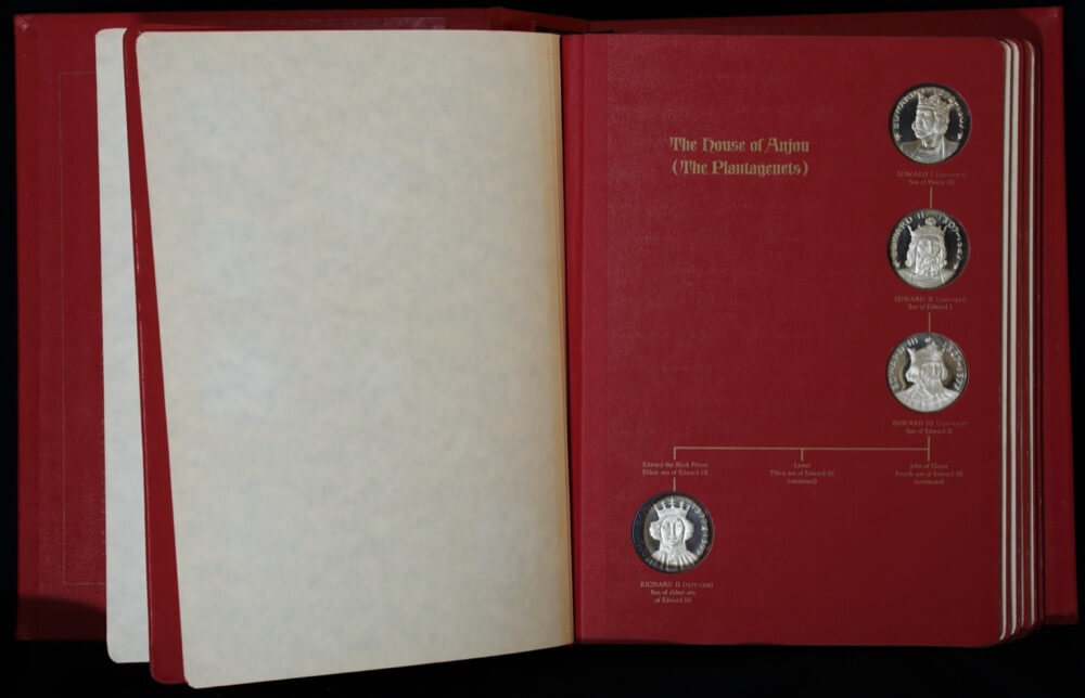 Kings and Queens Silver Medal Collection Franklin Mint 21.23ozt ASW product image