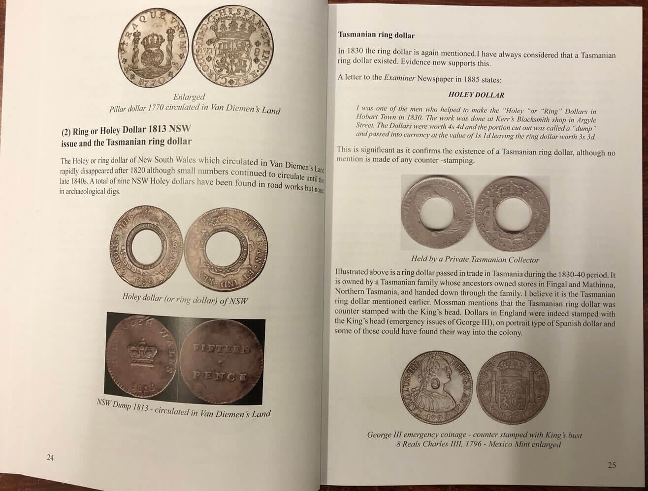 Dollars Rupees and Rum In Van Diemen's Land 1804 - 1876 Softcover 1st Edition Book product image