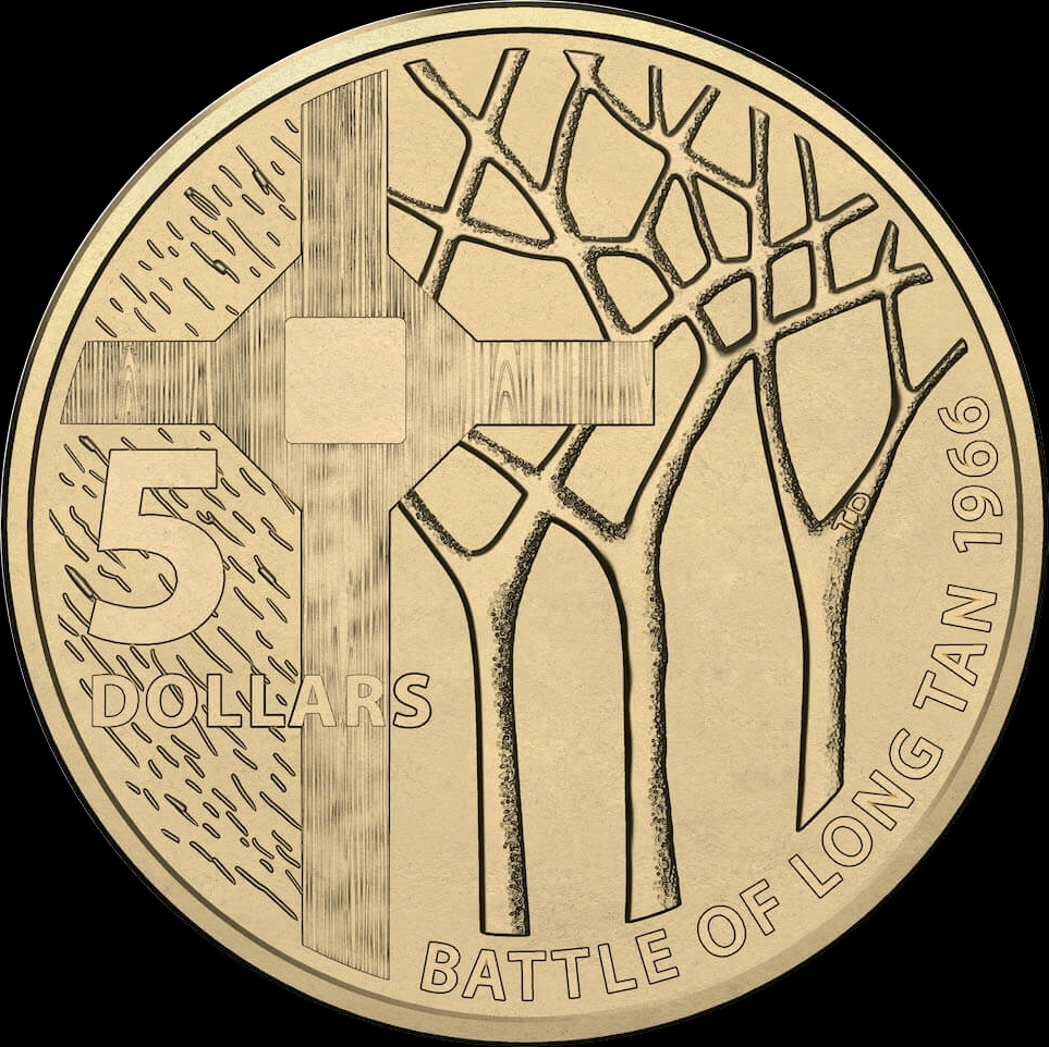 2016 Five Dollar Uncirculated Coin 50th Anniversary of the Battle of Long Tan product image