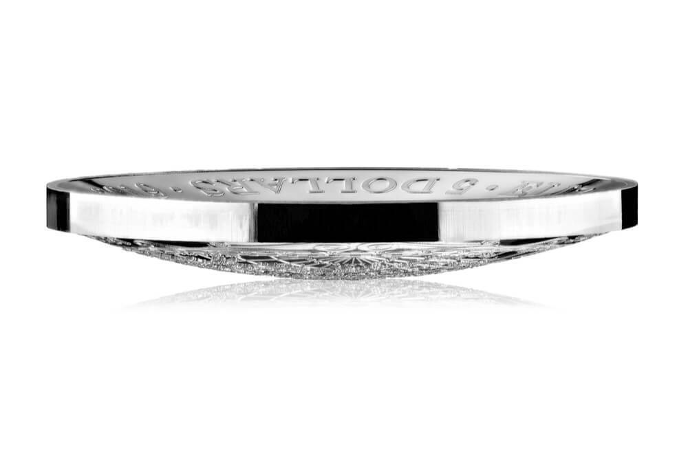 2019 Silver 5 Dollar Domed Proof Coin 1812 New World Map product image