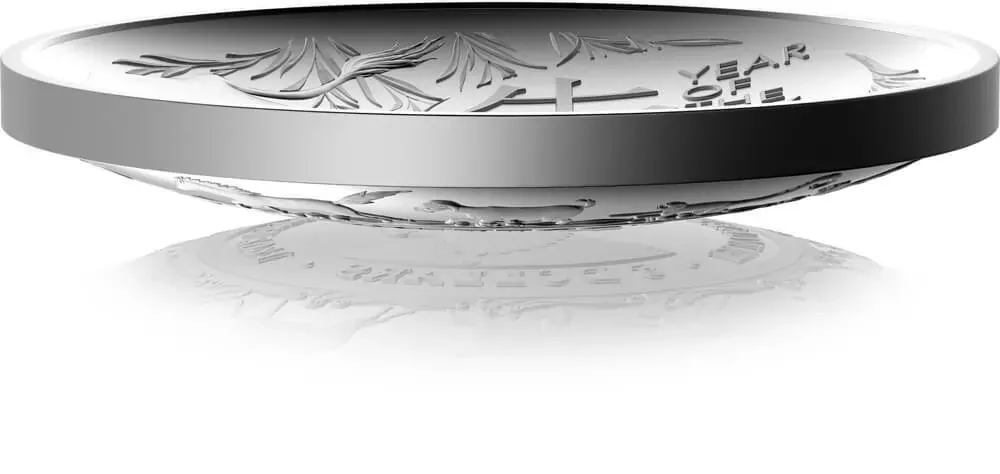 2021 5 Dollar Silver Domed Proof Coin Lunar Year of the Ox product image