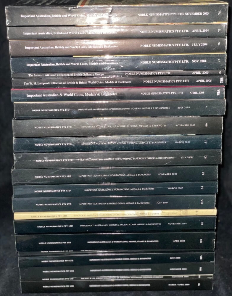 Library of Noble Numismatics Auction Catalogues (Sales 1 to 126) product image