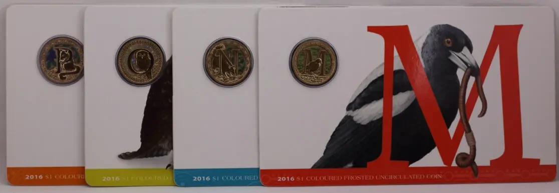 2016 1 Dollar Uncirculated 26 Coin Set Alphabet Animals product image