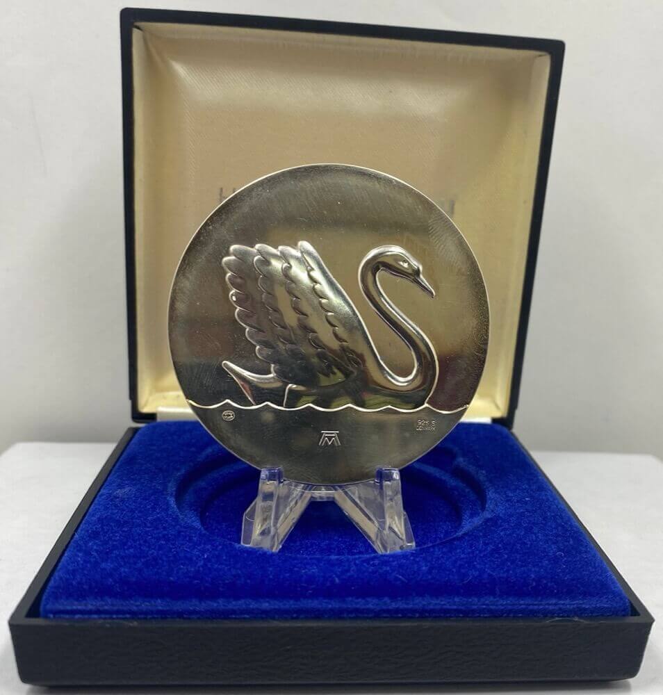 1975 Georg Jensen Silver Medal Set Hans Christian Andersen product image