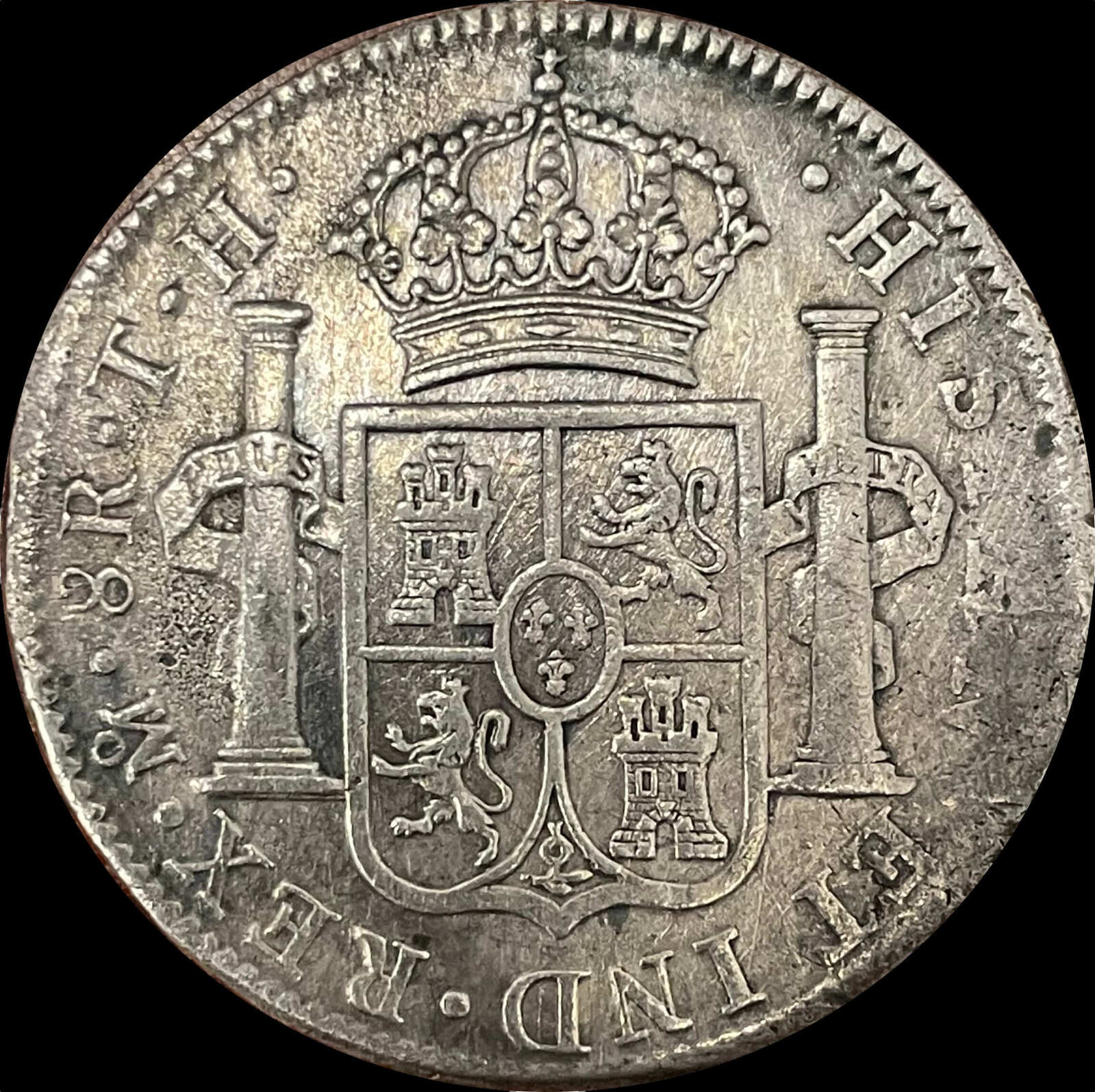Hoard of 39 * Silver Spanish American 8 Reales Recovered from the Rapid Shipwreck (Sunk 1811) product image