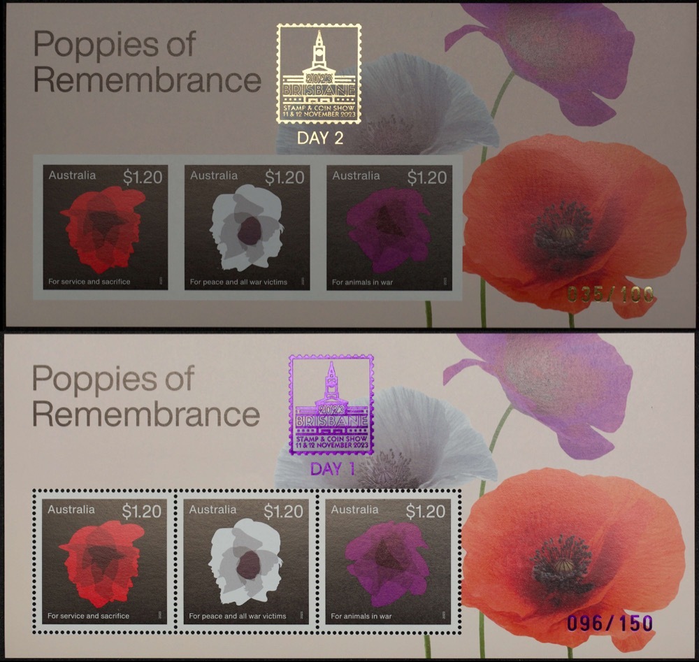 2023 50 Cent PNC Pair Brisbane Stamp Coin Show product image