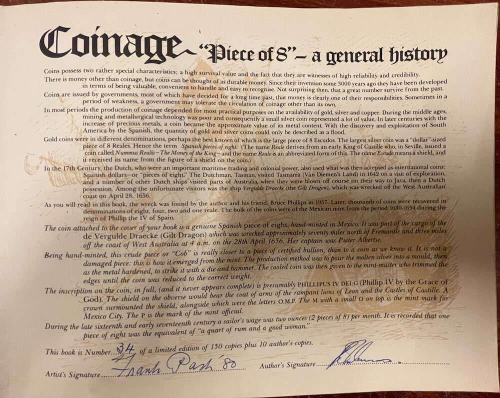 Treasure Is Not For The Finder Gilt Dragon Book - Limited Edition product image