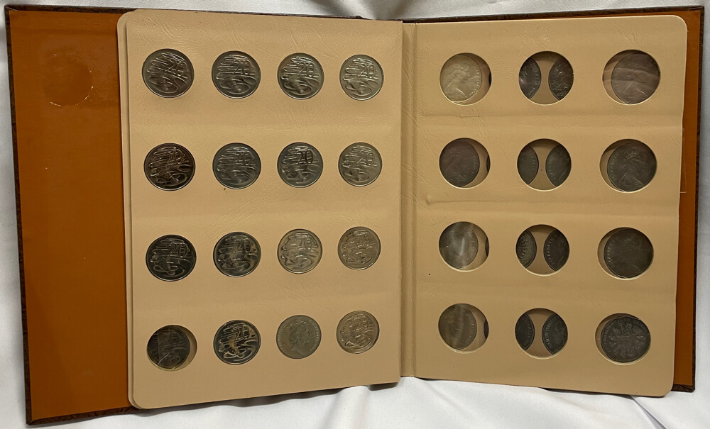Complete Date Set of Australian Decimal Coins 1966~1996 Housed in a Dansco Albums product image