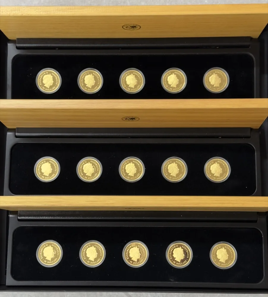 2006 2008 Gold 1/2ozt Five Coin Sets Discover Australia product image