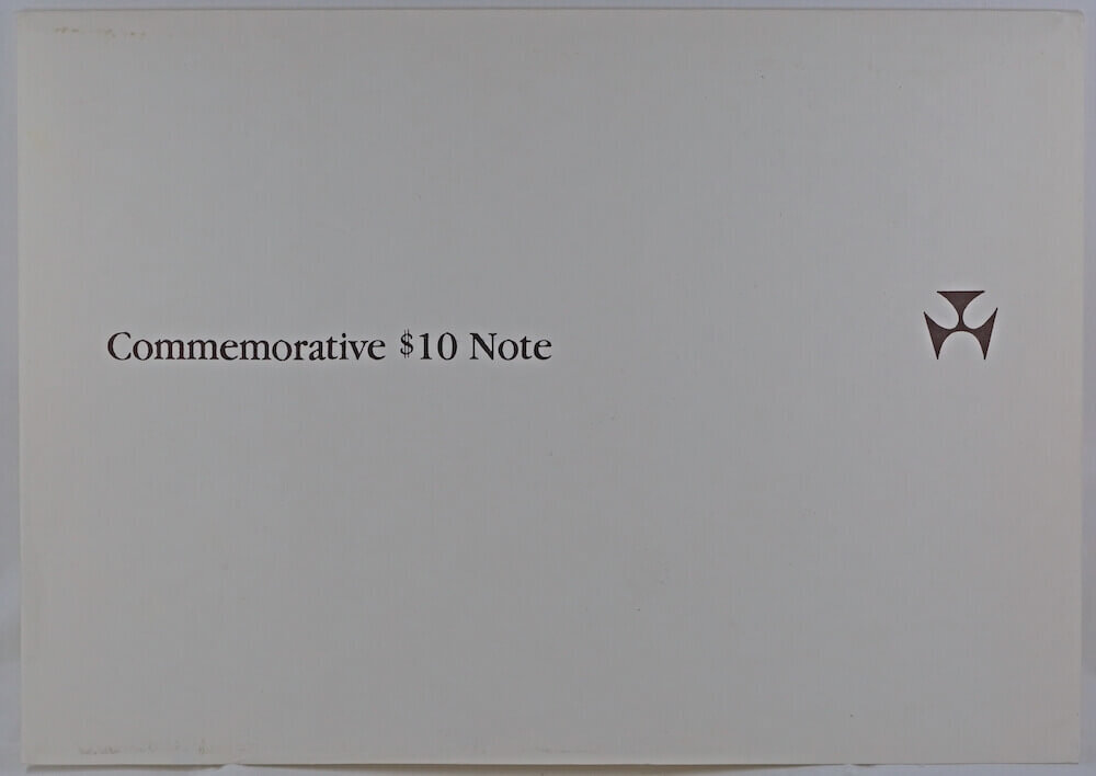 1988 Ten Dollar Folder AA23 Last Prefix product image