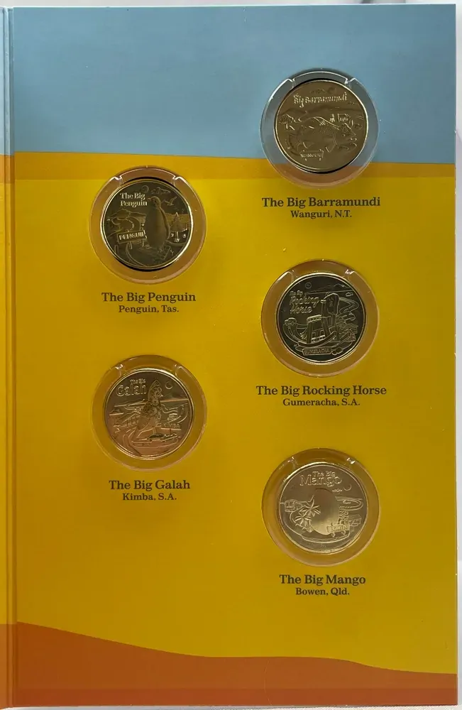 2025 1 Dollar 12 Coin Set Aussie Big Things in Folder product image