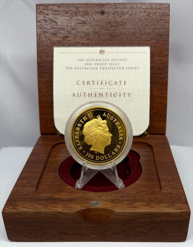 2001 Gold One Ounce Proof Coin - Australian Prospector product image