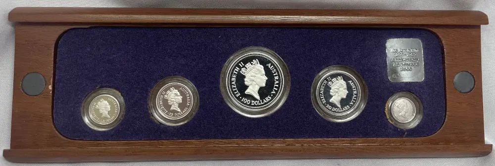 1989 Platinum 5 Coin Proof Set Koala  product image