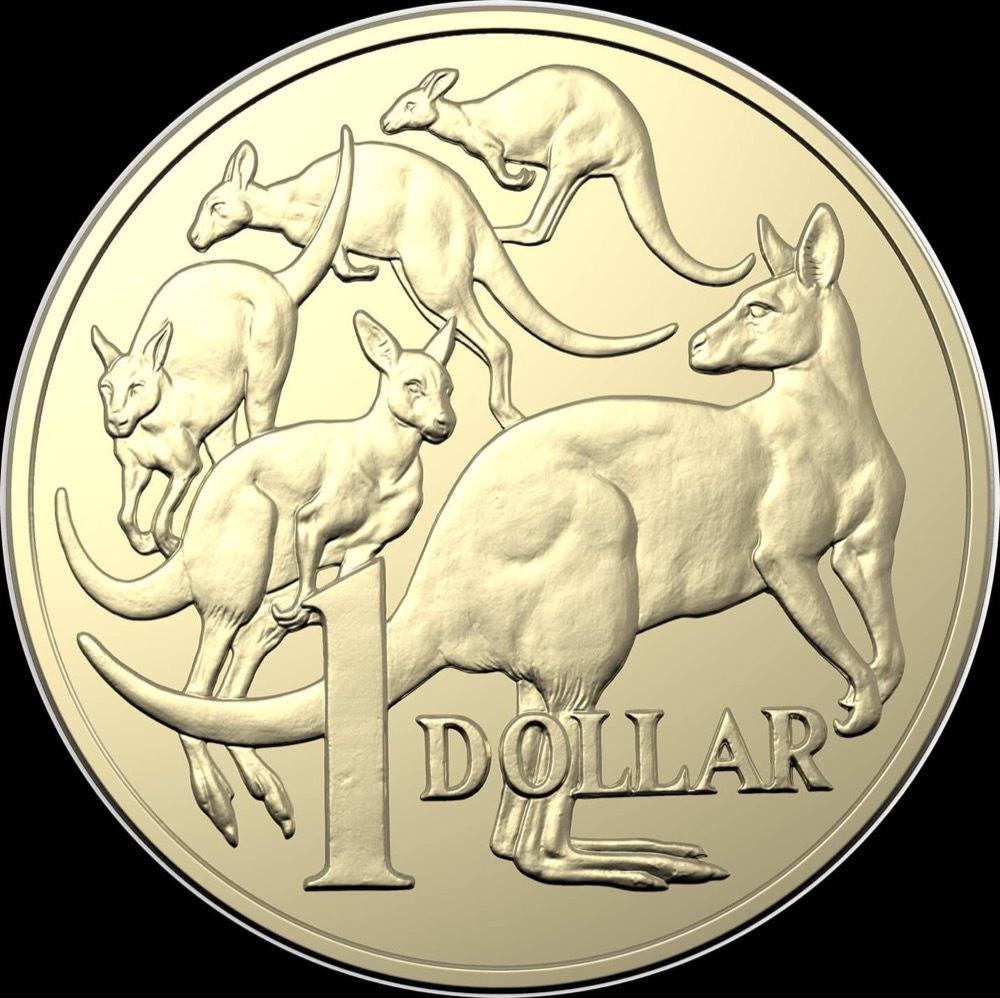 2022 1 Dollar Cotton & Co Roll of 20 Coins Mob of Roos product image