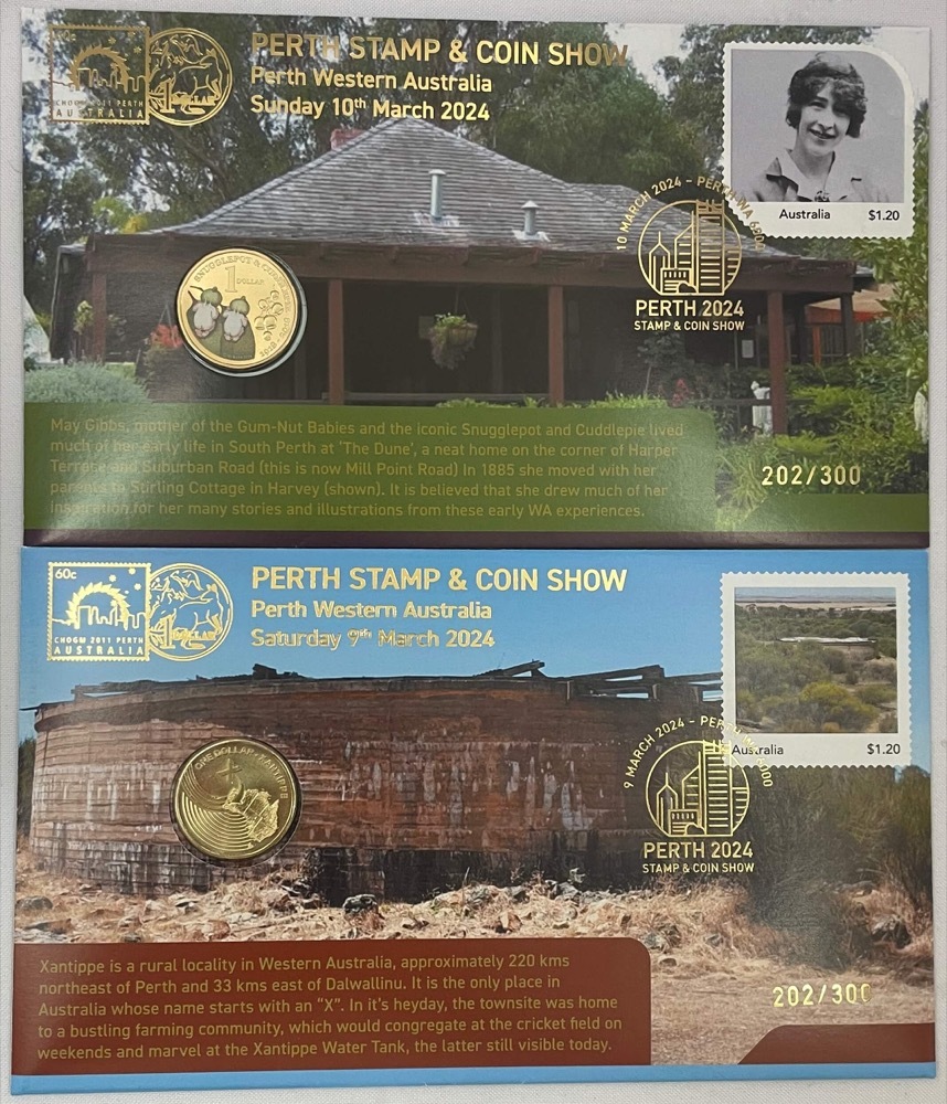2024 PNC Set of 4 - Perth Stamp & Coin Show product image