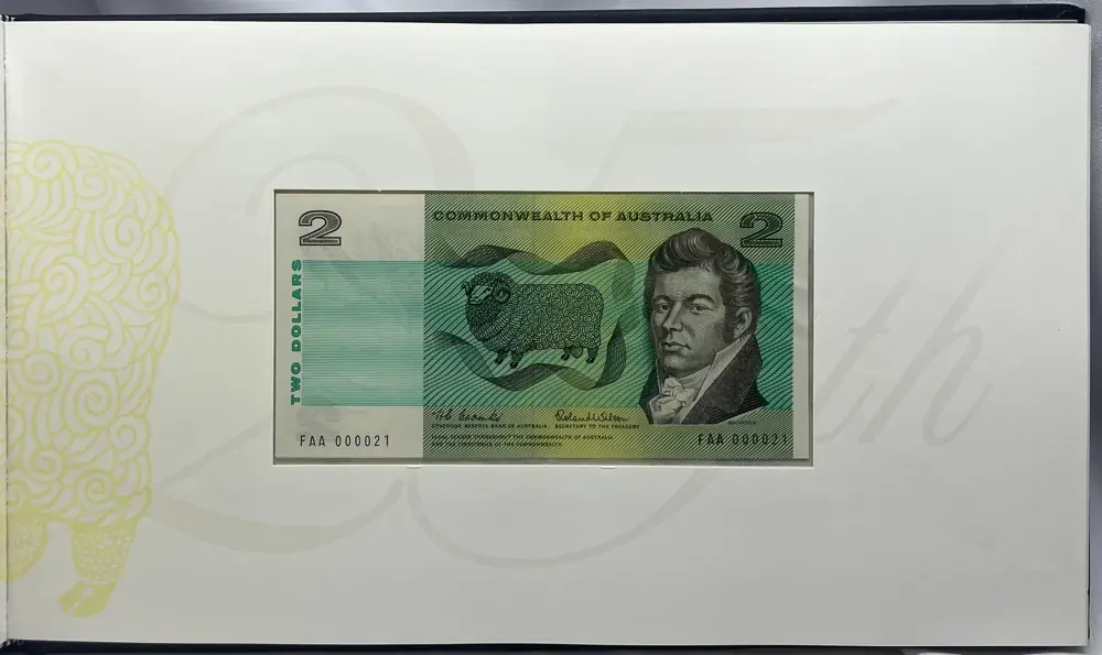 1991 Banknote Portfolio 25th Anniversary Of Decimal Currency product image