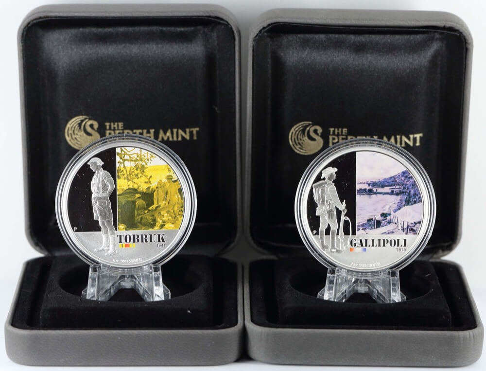 2011-2012  Silver 5 Coin Proof Set Famous Battles in Australian History product image