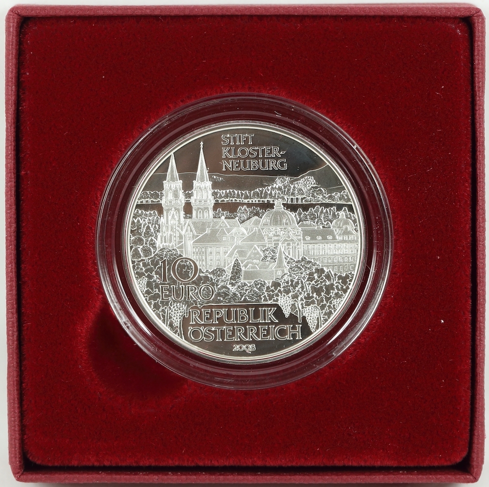Austria 2006 2008 Silver 10 Euro Set of 6 Proof Coins Abbeys and Monasteries Series    product image