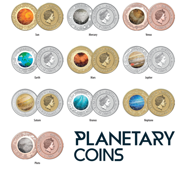 2017 Planetary Coins 10 Coin Set In Pop Up Book product image