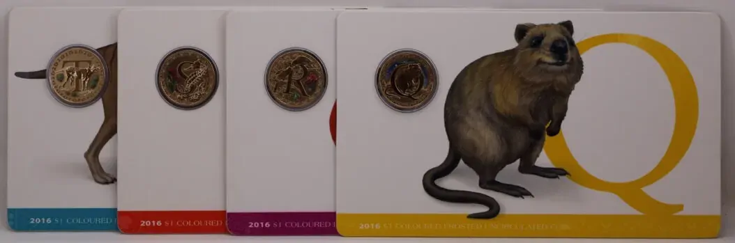 2016 1 Dollar Uncirculated 26 Coin Set Alphabet Animals product image