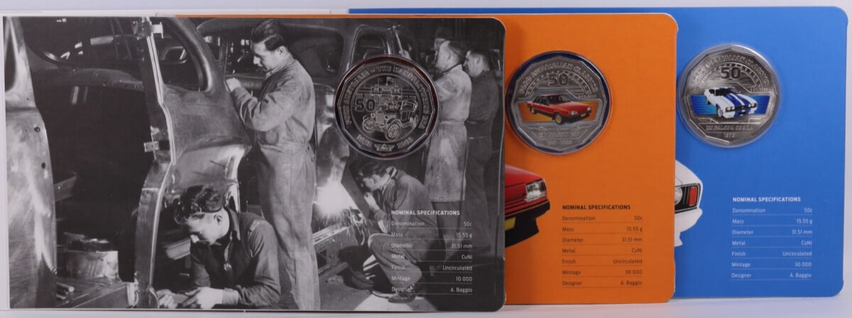 2017 50c 12 Coin Set Ford Australian Classic Collection product image