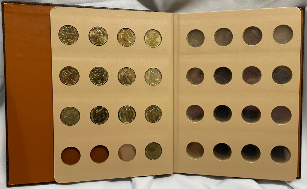 Complete Date Set of Australian Decimal Coins 1966~1996 Housed in a Dansco Albums product image