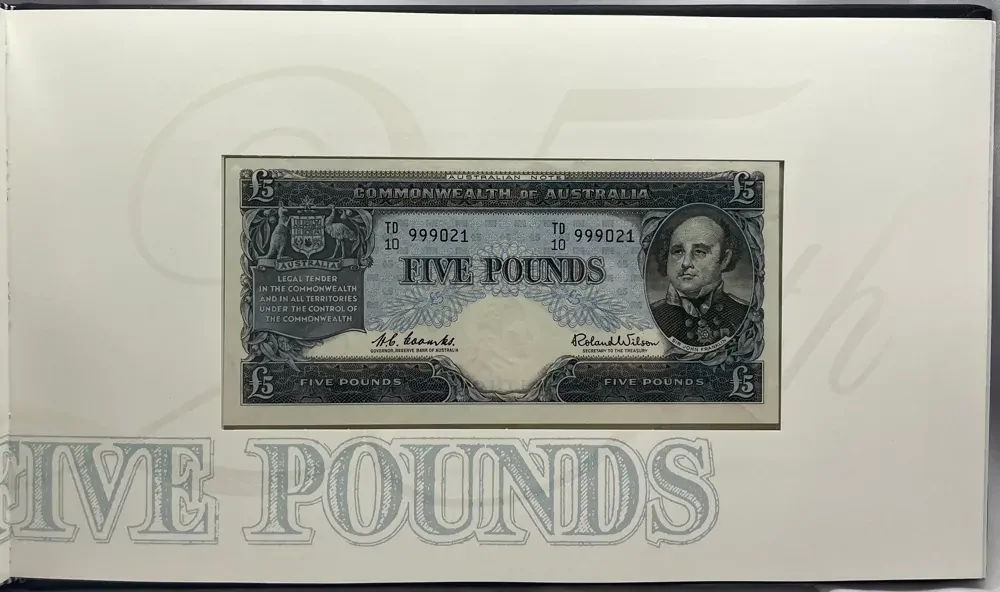 1991 Banknote Portfolio 25th Anniversary Of Decimal Currency product image