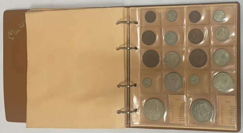 Comprehensive Collection of South African Silver and Copper Coins 1923 - 1964 product image