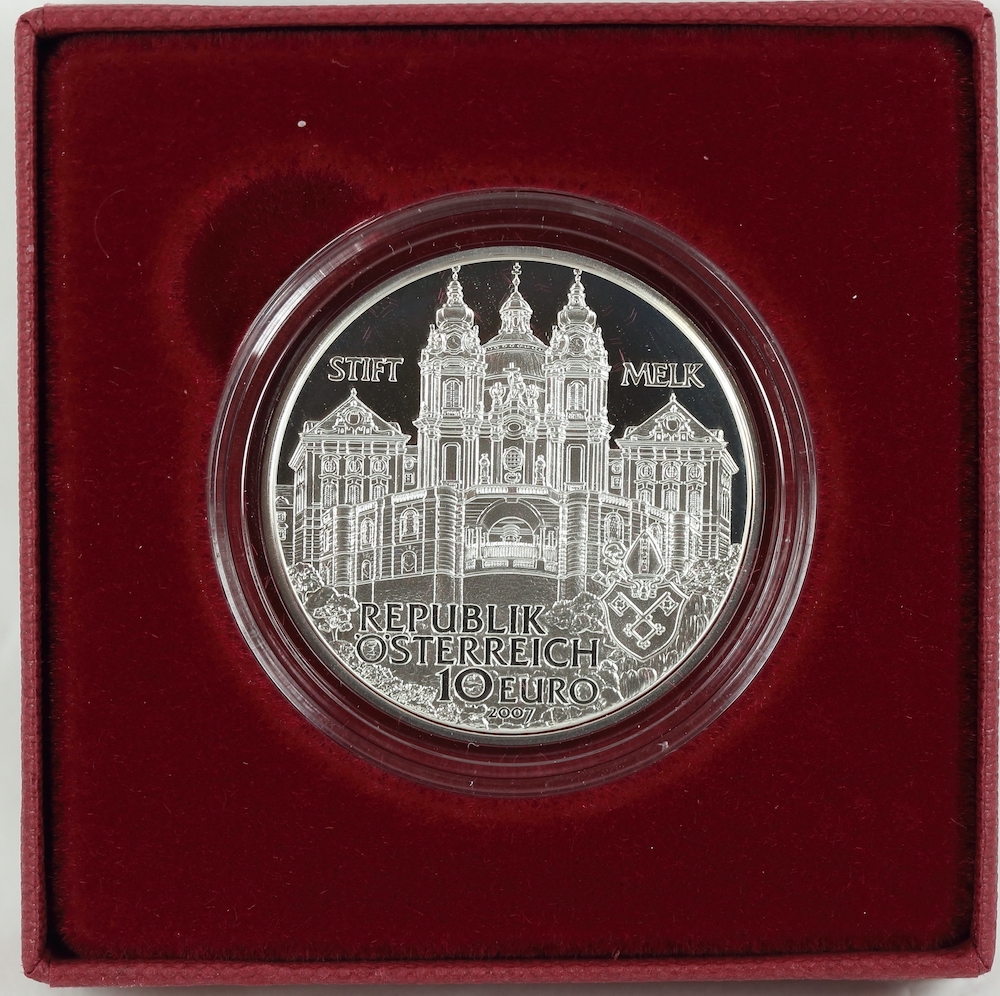 Austria 2006 2008 Silver 10 Euro Set of 6 Proof Coins Abbeys and Monasteries Series    product image