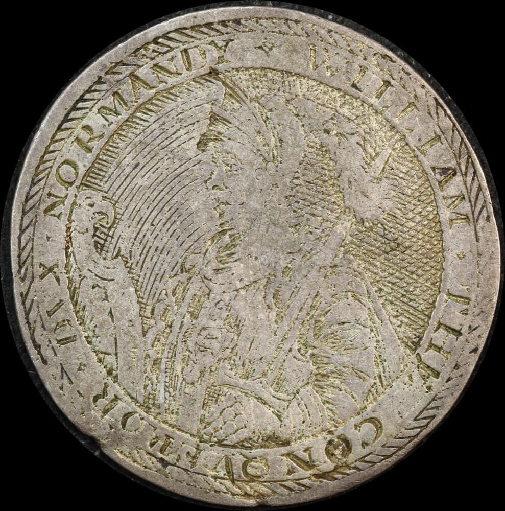 Part Set of 5 Silver 17th century Gaming Counters by Simon van de Passe product image