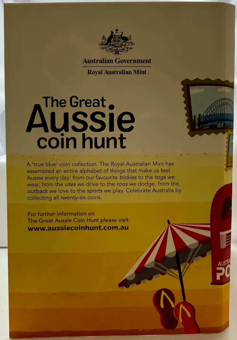 2019 1 Dollar Coin Set The Great Aussie Coin Hunt in Folder product image