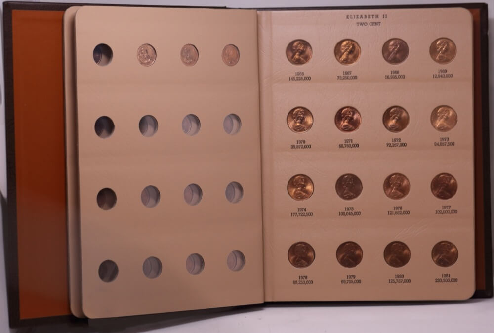 Complete Set of Australian Decimal Coins in Dansco Supreme Album 1966-1981 Unc product image