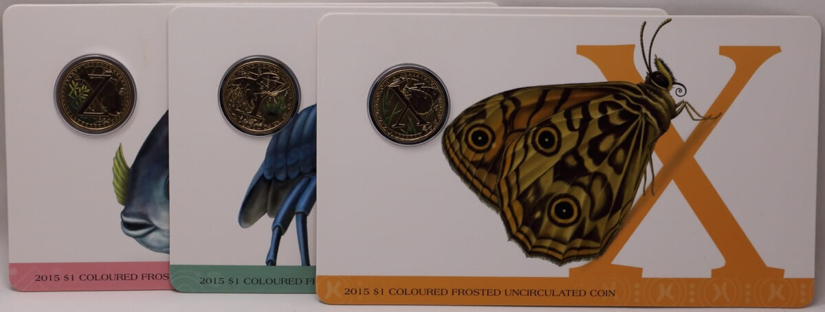 2015 1 Dollar Uncirculated 26 Coin Set Alphabet Animals product image