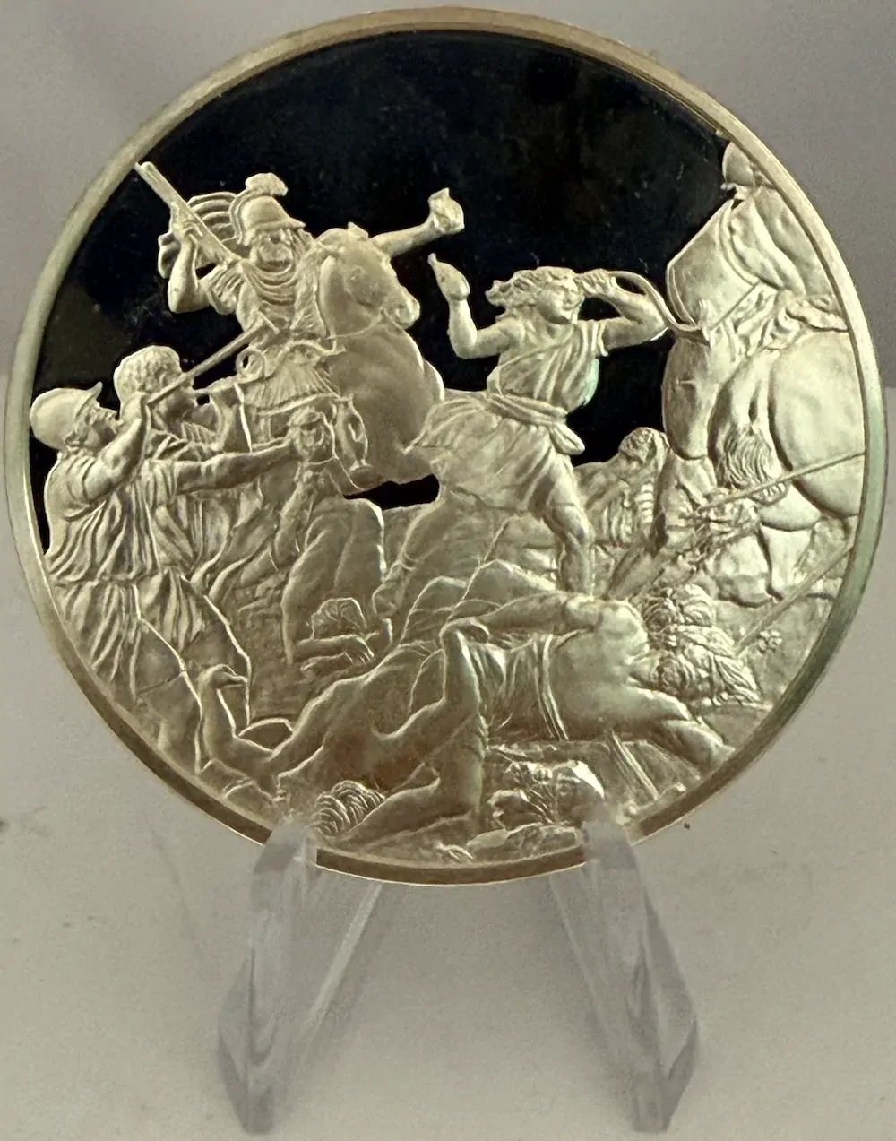 Franklin Mint 1976 Incomplete Silver Medal Collection The Art Treasures of the Vatican product image