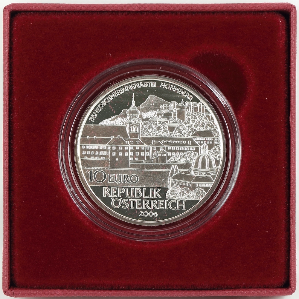Austria 2006 2008 Silver 10 Euro Set of 6 Proof Coins Abbeys and Monasteries Series    product image