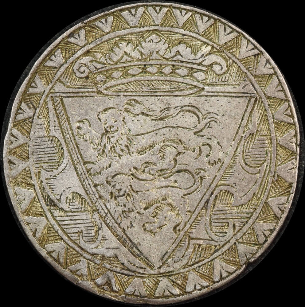 Part Set of 5 Silver 17th century Gaming Counters by Simon van de Passe product image